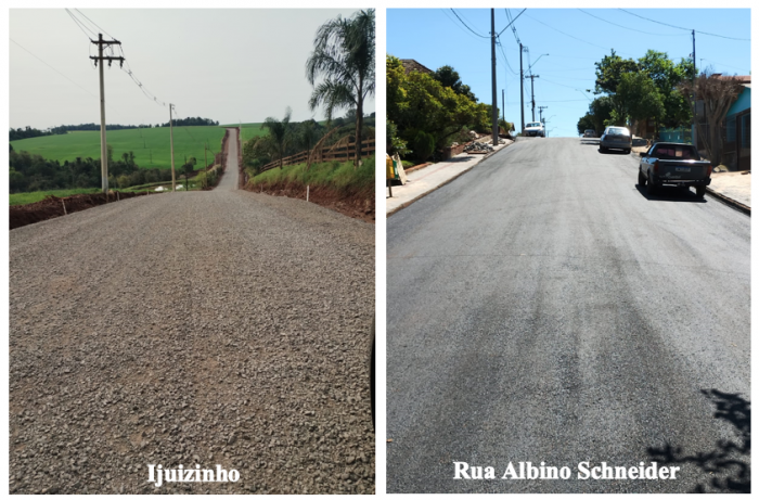 Município de Augusto Pestana segue com obras de pavimentação asfáltica