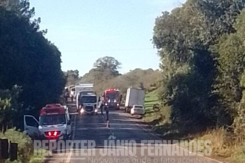 Acidente deixa vitima fatal na ERS 342, estrada que liga Ijui/Cruz Alta