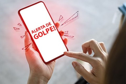 Alerta de golpe em mensagens de notificação extrajudicial